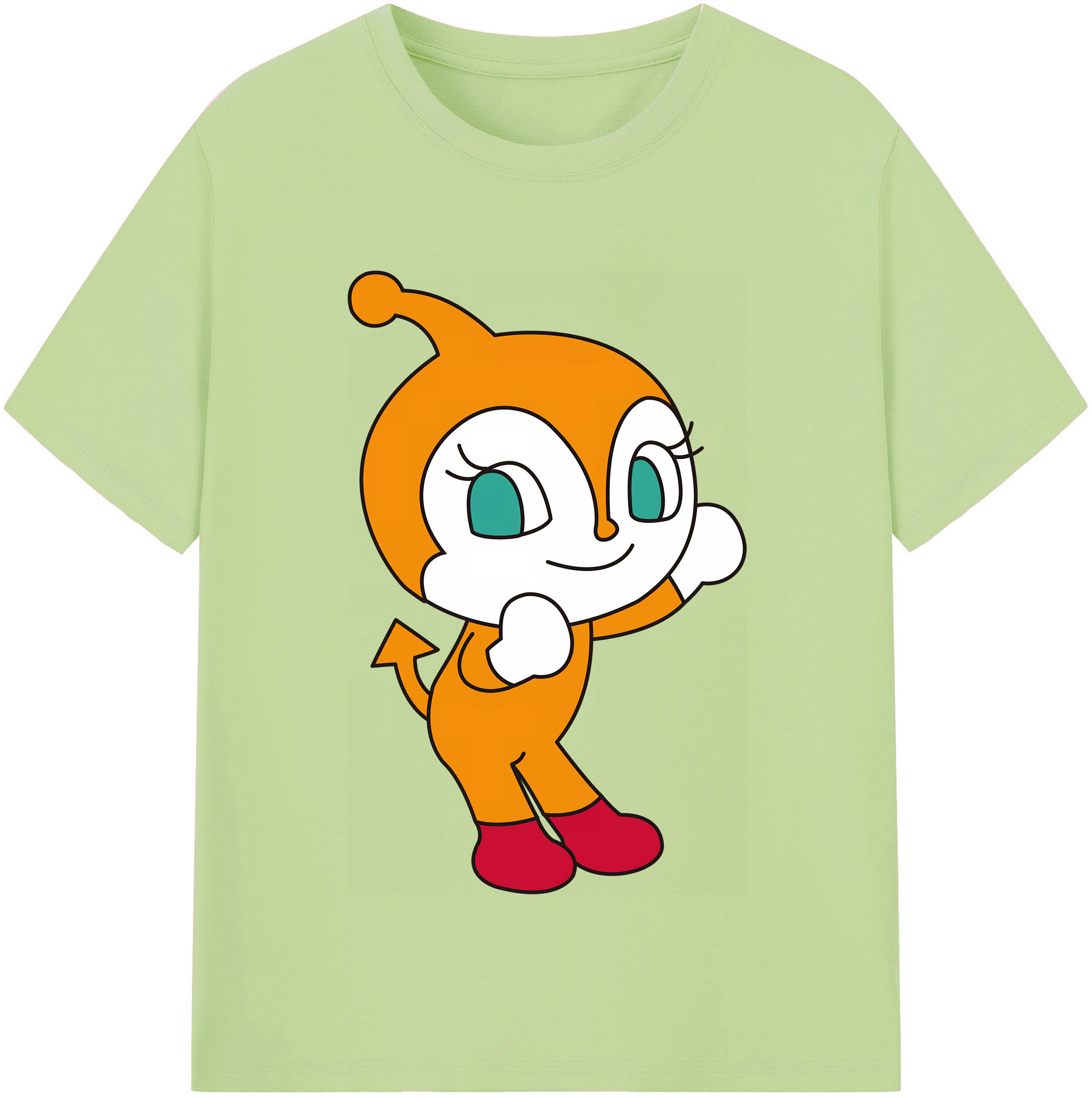 （画像用） アンパンマン Anpanman 綿100％半袖Tシャツ（フロントプリント）